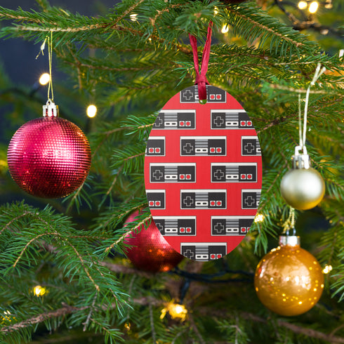 80s-90s Video Game Controller Christmas Ornament (Magnetic)